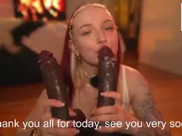 Goal: topless show » [ 268 tks left ] Heey💗  fav vibe 28/111/222/333/444 <3  #redhead #tattoo #deepthroat #ahegao #bigass